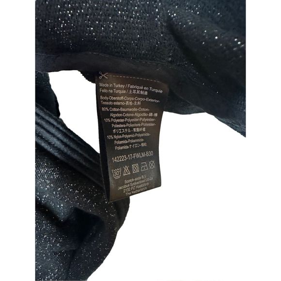 Scotch & Soda Bon Voyage Sparkly Cardigan Sz Small Cotton Blend Women's - Picture 6 of 7